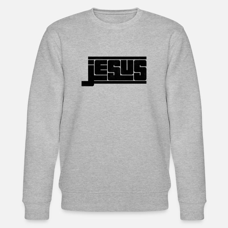 Jesus & Christlicher Glauben - Stanley/Stella Unisex Bio-Sweatshirt CHANGER  - Grau meliert