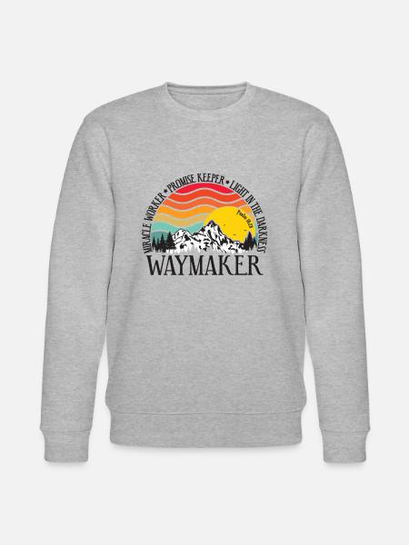 Waymaker & Christian Clothing - Stanley/Stella CHANGER Unisex Organic Sweatshirt - heather grey