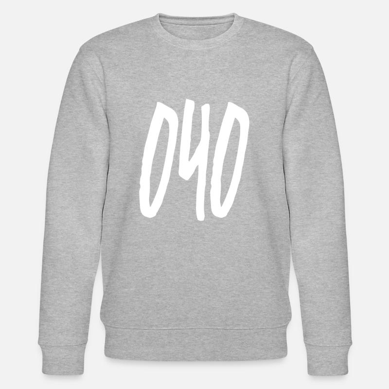 040 Hamburg area code - Stanley/Stella CHANGER Unisex Organic Sweatshirt - heather grey
