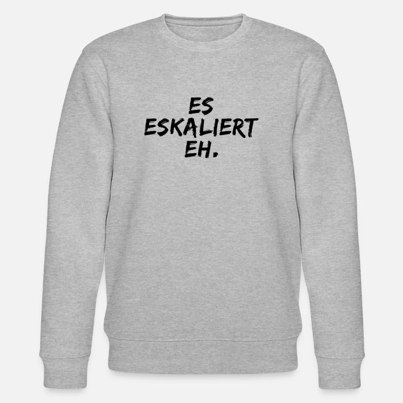 ES Eskaliert Eh - Stanley/Stella Unisex Bio-Sweatshirt CHANGER  - Grau meliert