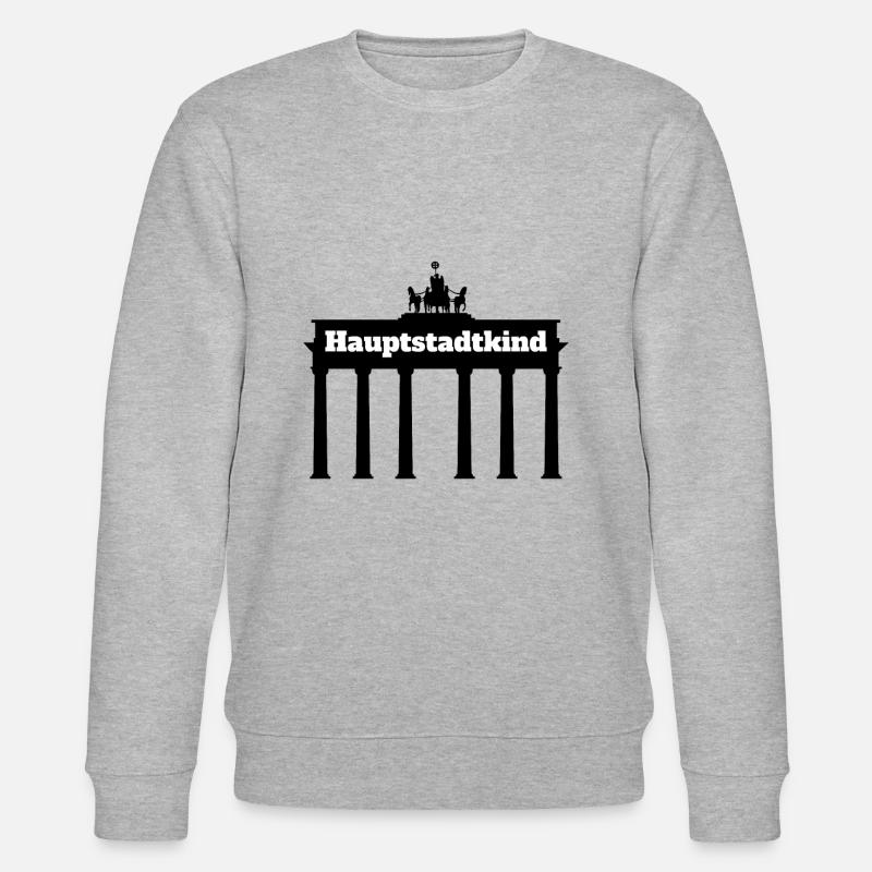 Berlin - Stanley/Stella Unisex Bio-Sweatshirt CHANGER  - Grau meliert