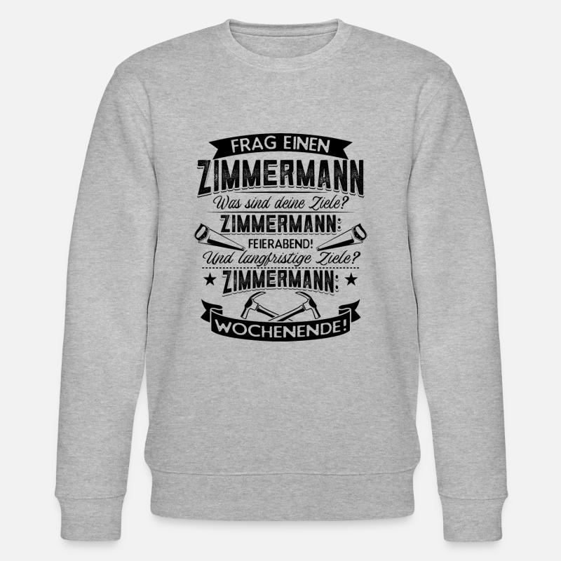 Zimmermann - Stanley/Stella Unisex Bio-Sweatshirt CHANGER  - Grau meliert
