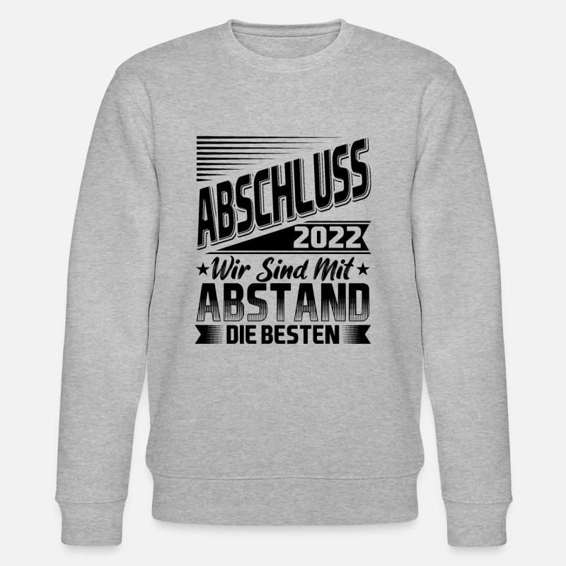 Schulabschluss Abschluss 2022 - Stanley/Stella Unisex Bio-Sweatshirt CHANGER  - Grau meliert