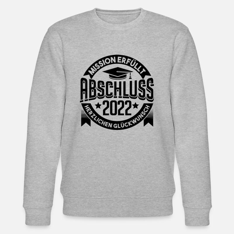 Schulabschluss Abschluss 2022 - Stanley/Stella Unisex Bio-Sweatshirt CHANGER  - Grau meliert