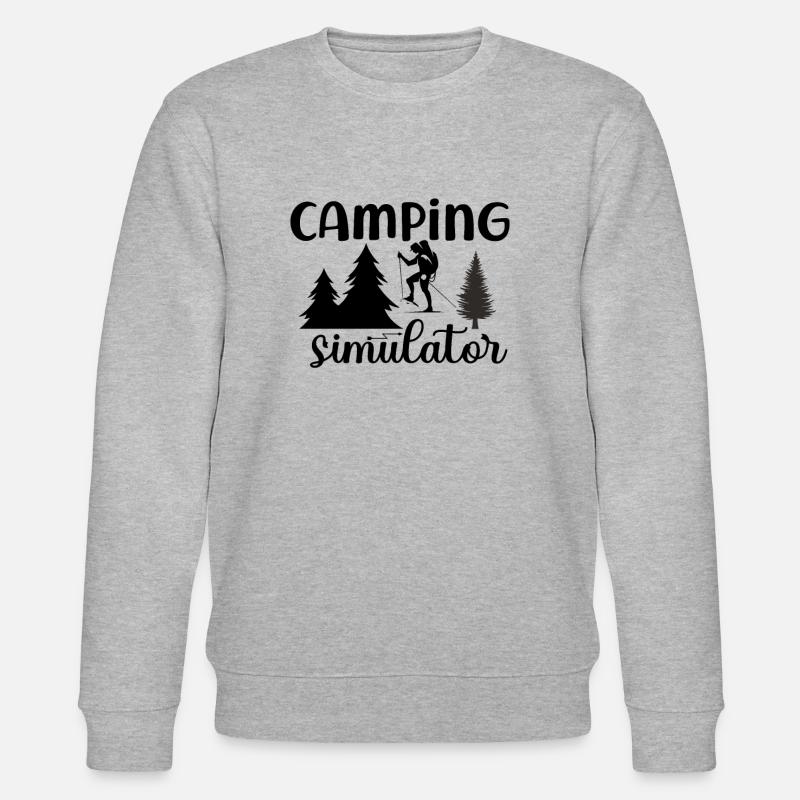 Simulateur de camping - Sweat bio CHANGER Stanley/Stella Unisexe - gris chiné