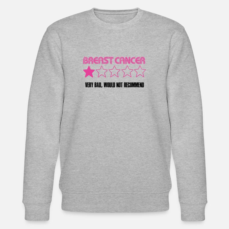 Brustkrebs Bewertung - Stanley/Stella Unisex Bio-Sweatshirt CHANGER  - Grau meliert