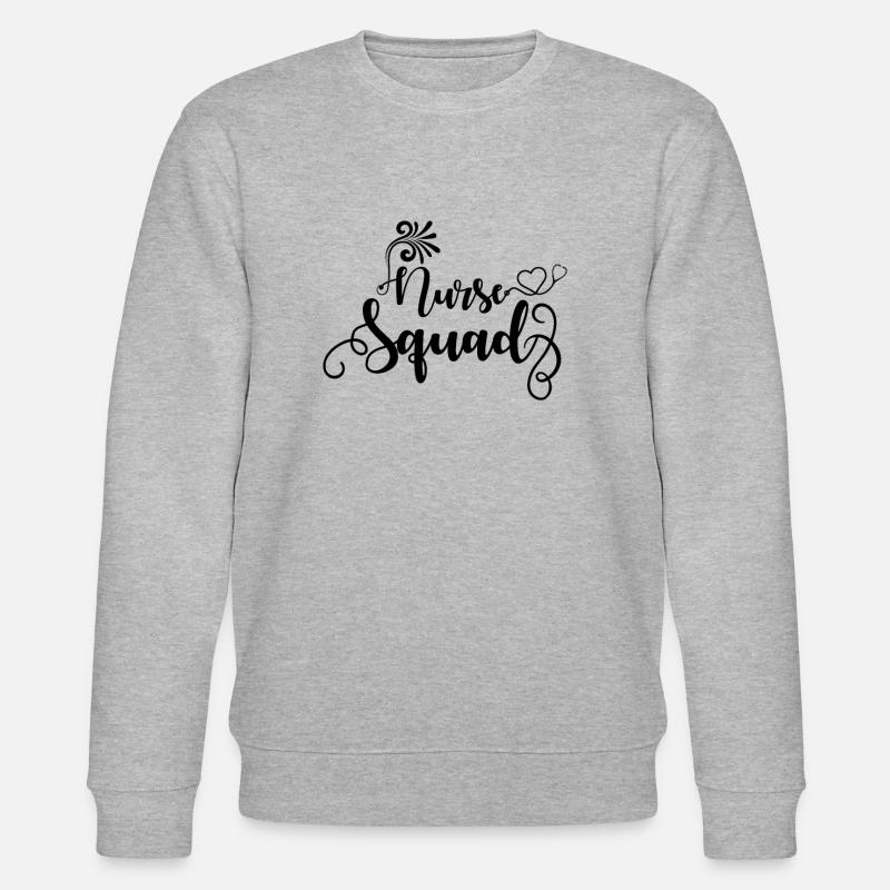 Nurse Squad - Stanley/Stella Unisex Bio-Sweatshirt CHANGER  - Grau meliert