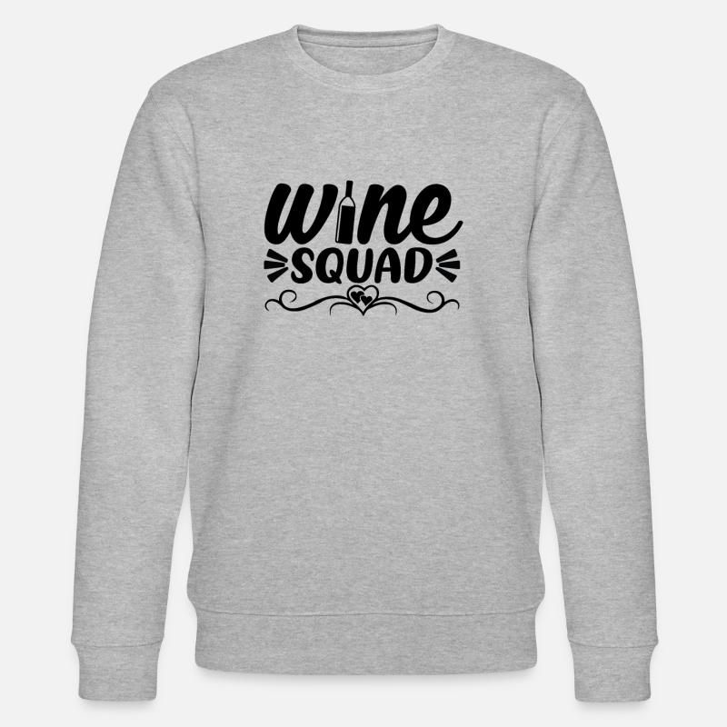 Wein-Truppe - Stanley/Stella Unisex Bio-Sweatshirt CHANGER  - Grau meliert