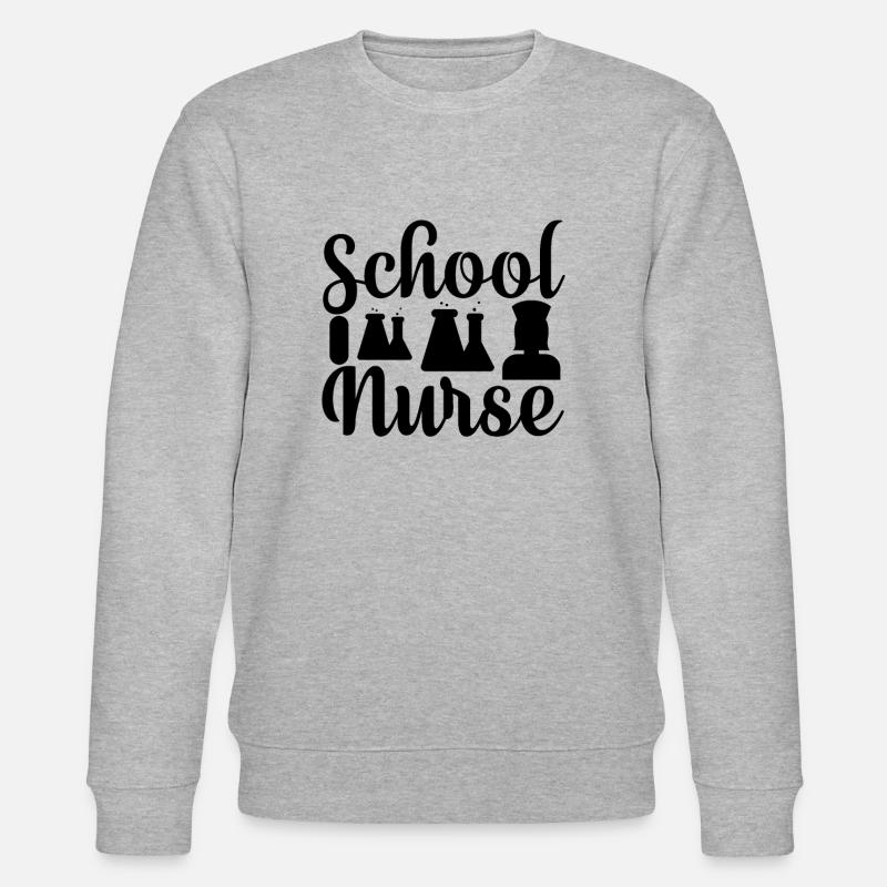 Schulkrankenschwester - Stanley/Stella Unisex Bio-Sweatshirt CHANGER  - Grau meliert
