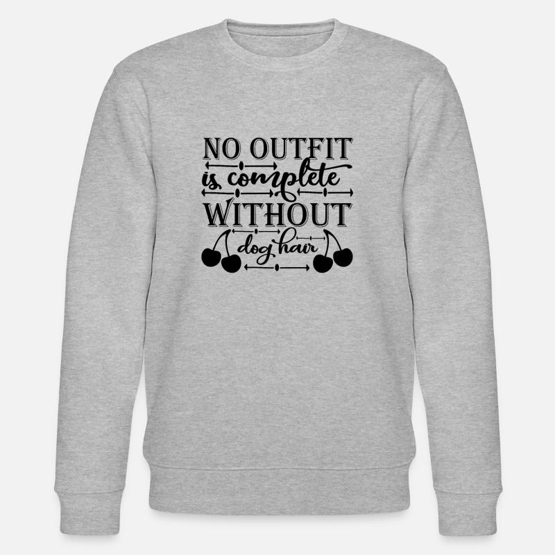 Outfit mit Hundehaaren - Stanley/Stella Unisex Bio-Sweatshirt CHANGER - Grau meliert