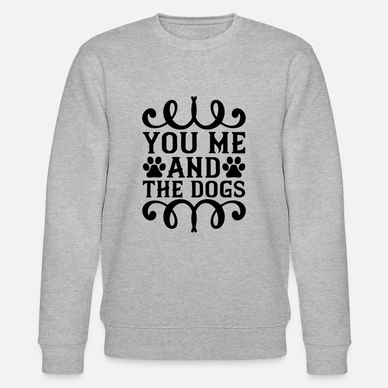 Toi et le chien - Sweat bio CHANGER Stanley/Stella Unisexe - gris chiné