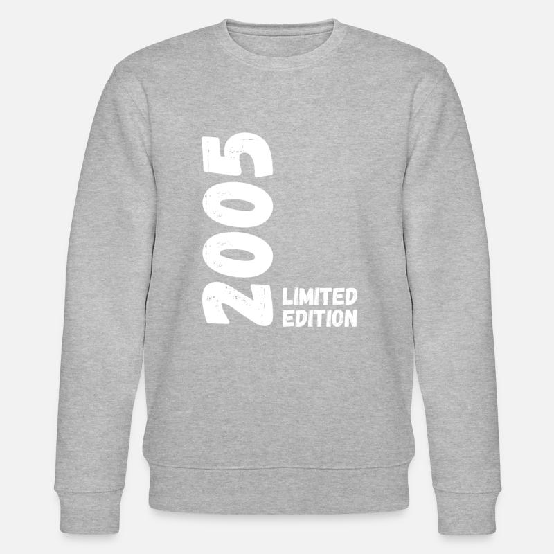 2005 Édition limitée Anniversaire - Sweat bio CHANGER Stanley/Stella Unisexe - gris chiné