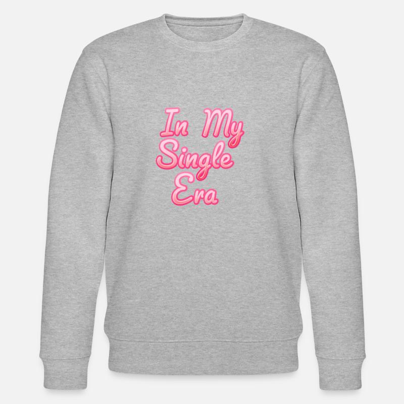 Lustiger Single-Liebeshumor: Der Perfekte - Stanley/Stella Unisex Bio-Sweatshirt CHANGER  - Grau meliert