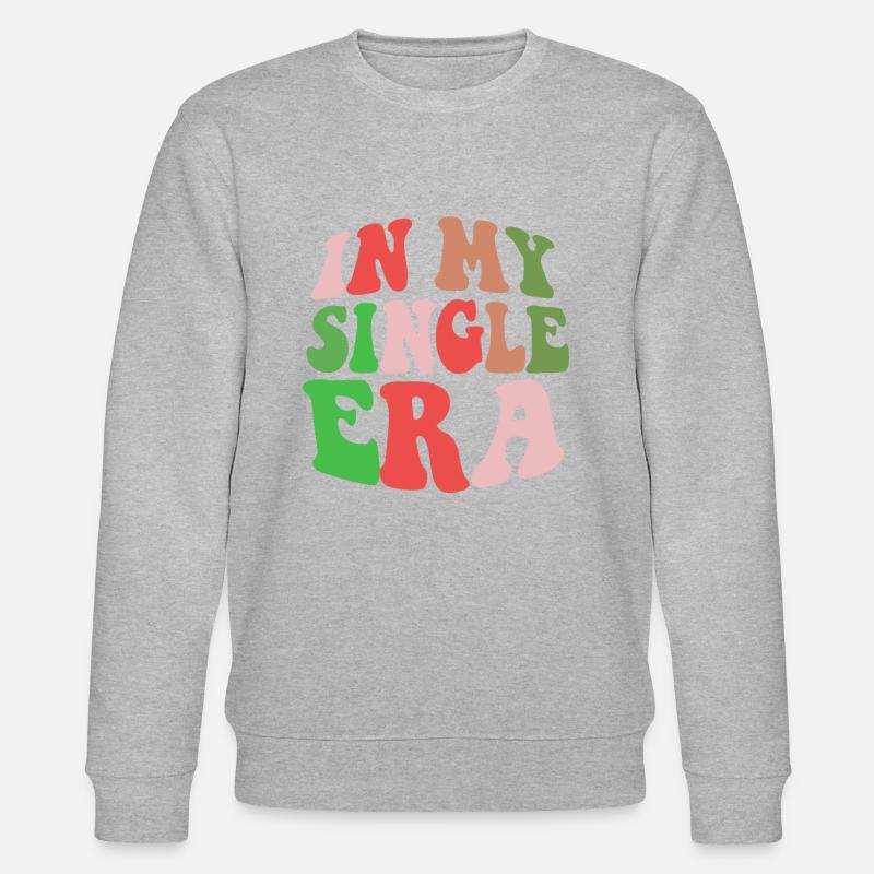 Lustiger Single-Liebeshumor: Der Perfekte - Stanley/Stella Unisex Bio-Sweatshirt CHANGER - Grau meliert
