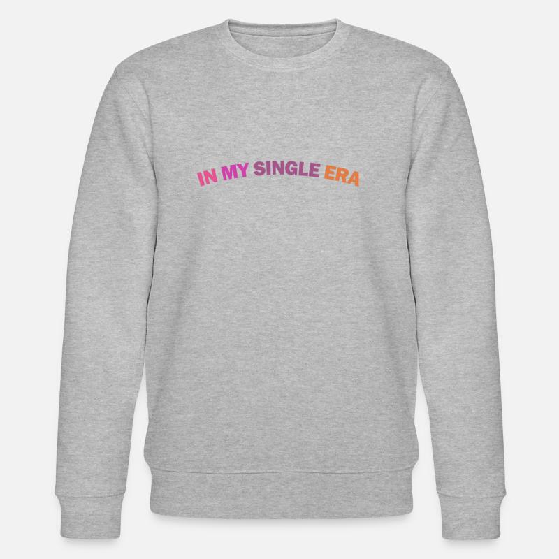 Lustiger Single-Liebeshumor: Der Perfekte - Stanley/Stella Unisex Bio-Sweatshirt CHANGER  - Grau meliert