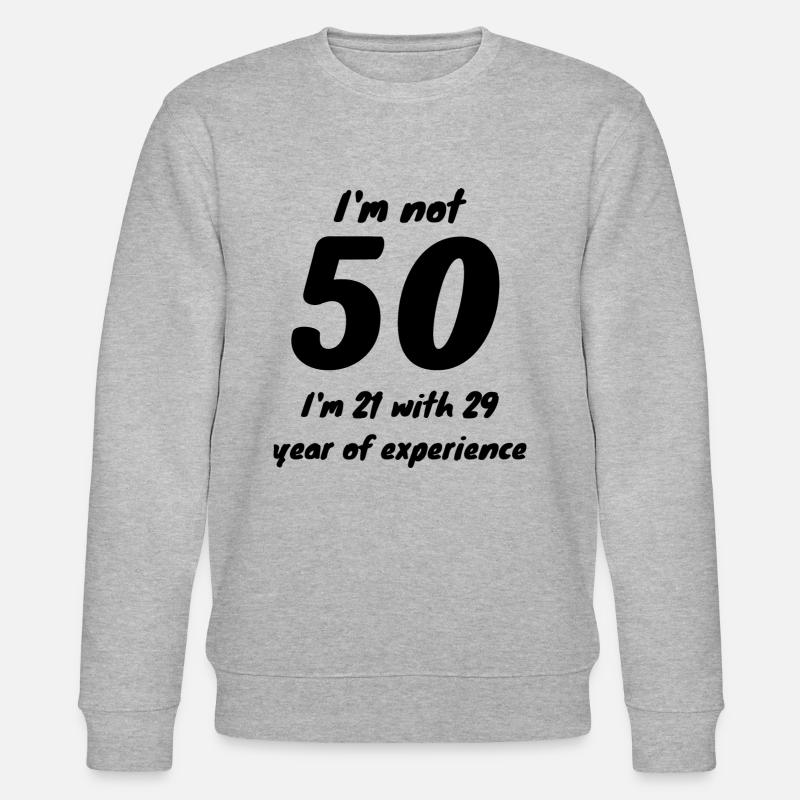 50e anniversaire - Sweat bio CHANGER Stanley/Stella Unisexe - gris chiné