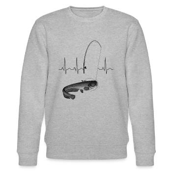 Wels - Stanley/Stella Unisex Bio-Sweatshirt CHANGER  - Grau meliert - Vorne - Nik (191cm) & Marisol (170cm)