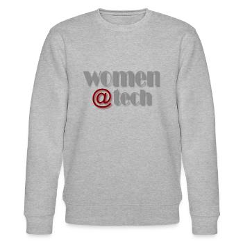 Women@tech - Stanley/Stella Unisex Bio-Sweatshirt CHANGER  - Grau meliert - Vorne - Nik (191cm) & Marisol (170cm)