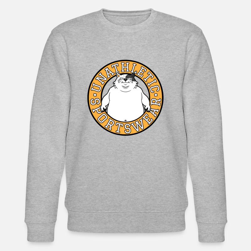 unathletic Kater - Stanley/Stella Unisex Bio-Sweatshirt CHANGER  - Grau meliert