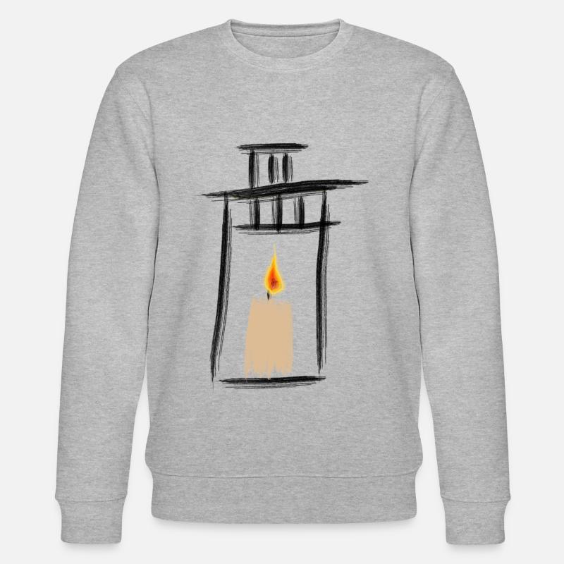 Lantern - Stanley/Stella CHANGER Unisex Organic Sweatshirt - heather grey