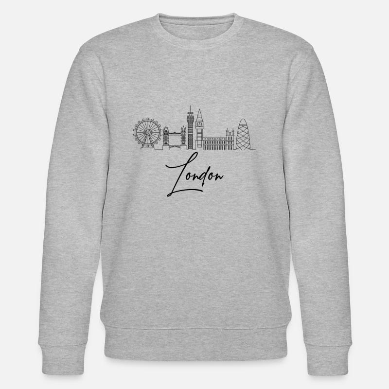 Londres - Sweat bio CHANGER Stanley/Stella Unisexe - gris chiné