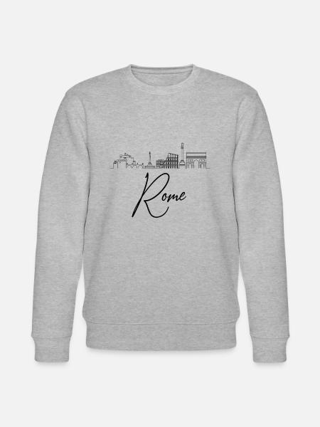 Rome Rome Roma Italy Italy Skyline - Stanley/Stella CHANGER Unisex Organic Sweatshirt - heather grey