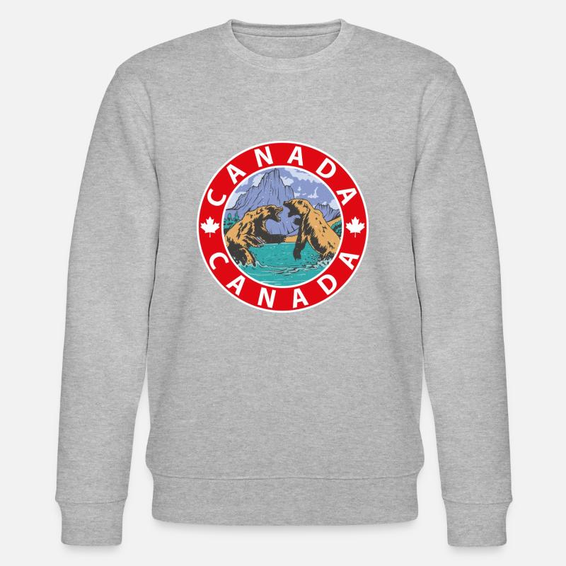 Kanada - Stanley/Stella Unisex Bio-Sweatshirt CHANGER  - Grau meliert