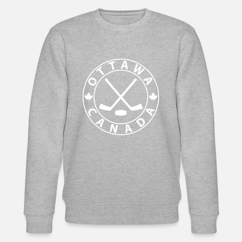 Ottawa Eishockey - Stanley/Stella Unisex Bio-Sweatshirt CHANGER  - Grau meliert