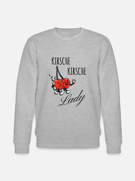 Kirsche Kirsche Lady - Stanley/Stella Unisex Bio-Sweatshirt CHANGER  - Grau meliert