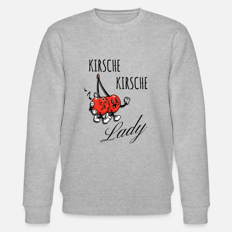 Kirsche Kirsche Lady - Stanley/Stella Unisex Bio-Sweatshirt CHANGER  - Grau meliert