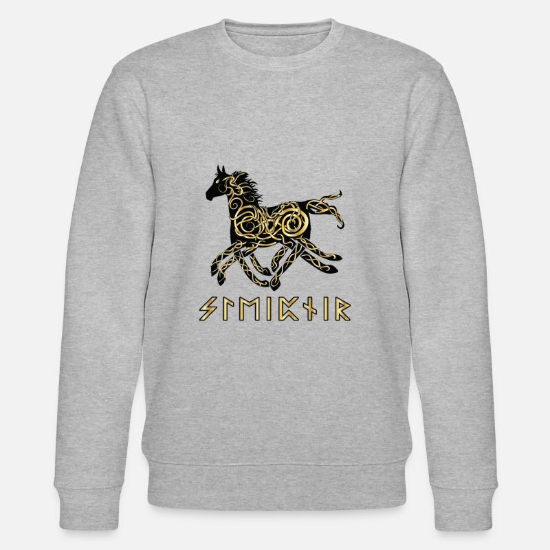 Nordic Rune Vikings - Stanley/Stella CHANGER Unisex Organic Sweatshirt - heather grey