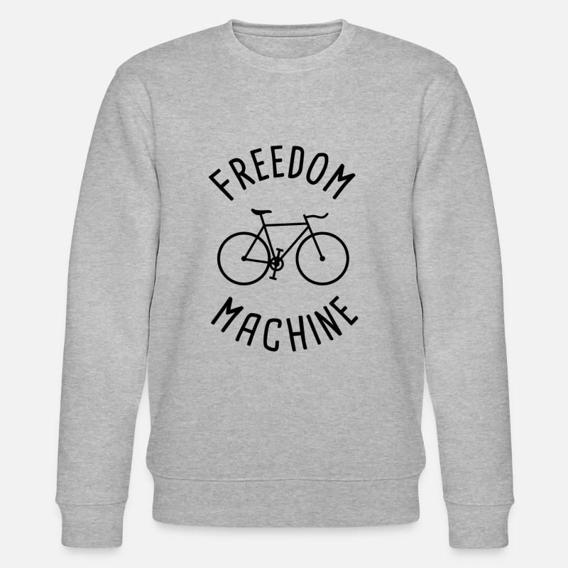 Rennrad - Stanley/Stella Unisex Bio-Sweatshirt CHANGER  - Grau meliert