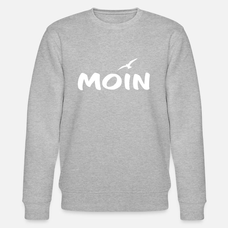 Moin mit Möwe weiß - Stanley/Stella Unisex Bio-Sweatshirt CHANGER  - undefined