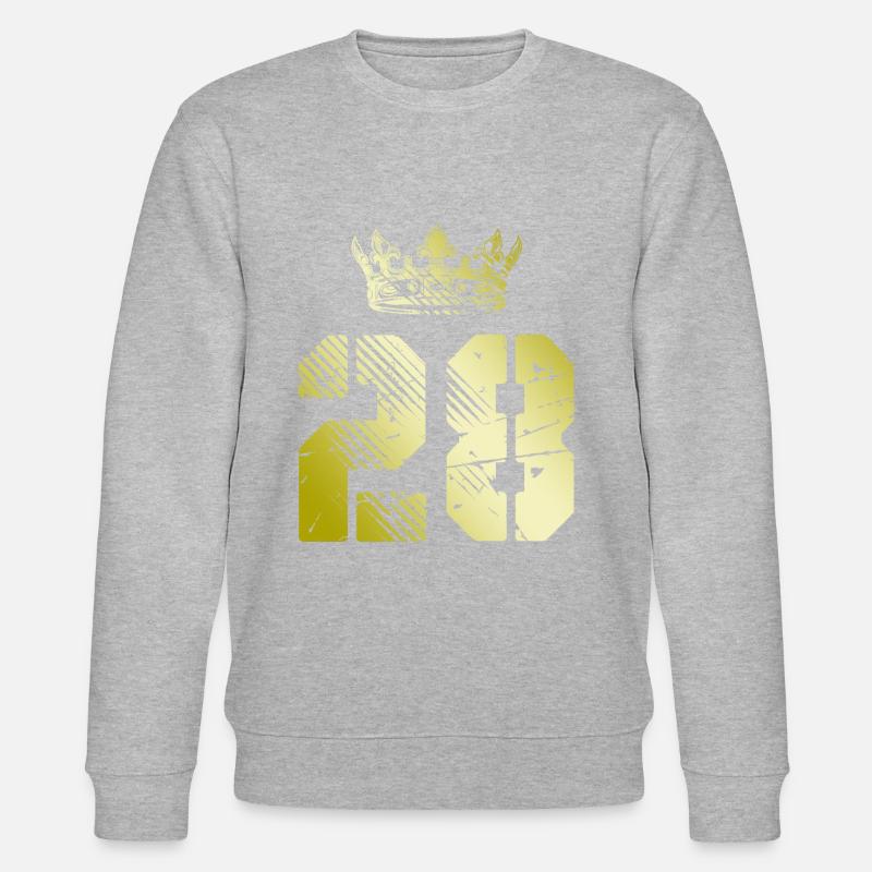 28 Couronne numérique - Sweat bio CHANGER Stanley/Stella Unisexe - gris chiné