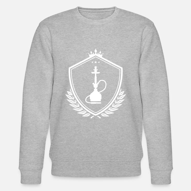 Armoiries de Bong Fumer - Sweat bio CHANGER Stanley/Stella Unisexe - gris chiné