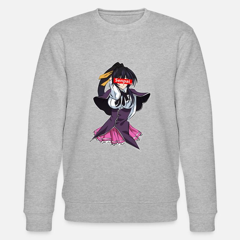 Senpai Anime - Stanley/Stella Unisex Bio-Sweatshirt CHANGER  - Grau meliert