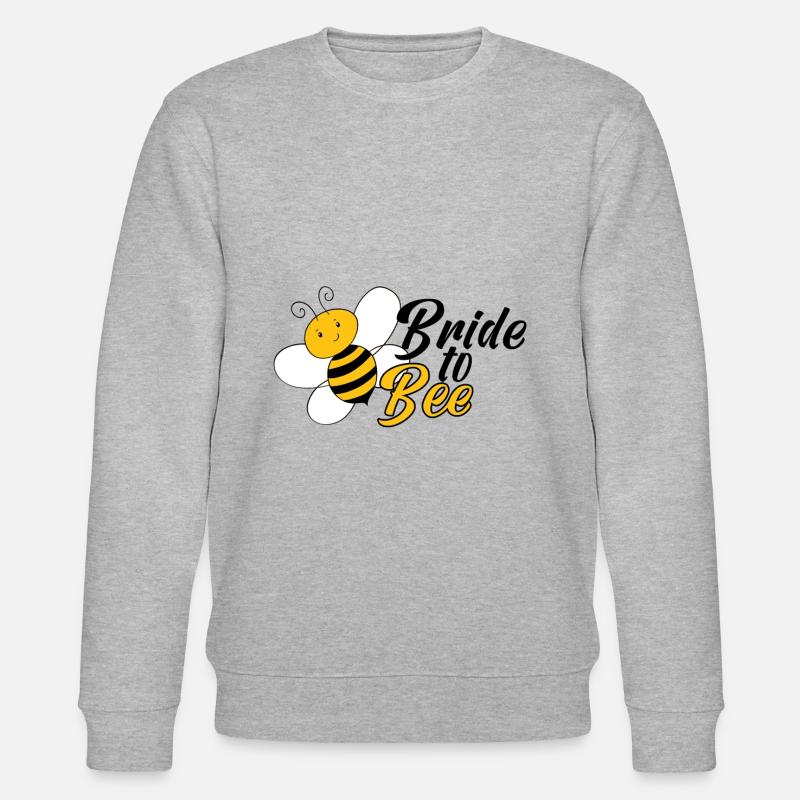 Bride bee wedding gift - Stanley/Stella CHANGER Unisex Organic Sweatshirt - heather grey