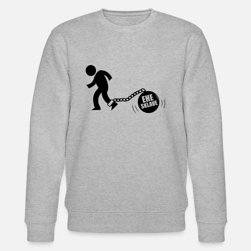 Ehesklave - Stanley/Stella Unisex Bio-Sweatshirt CHANGER - Grau meliert