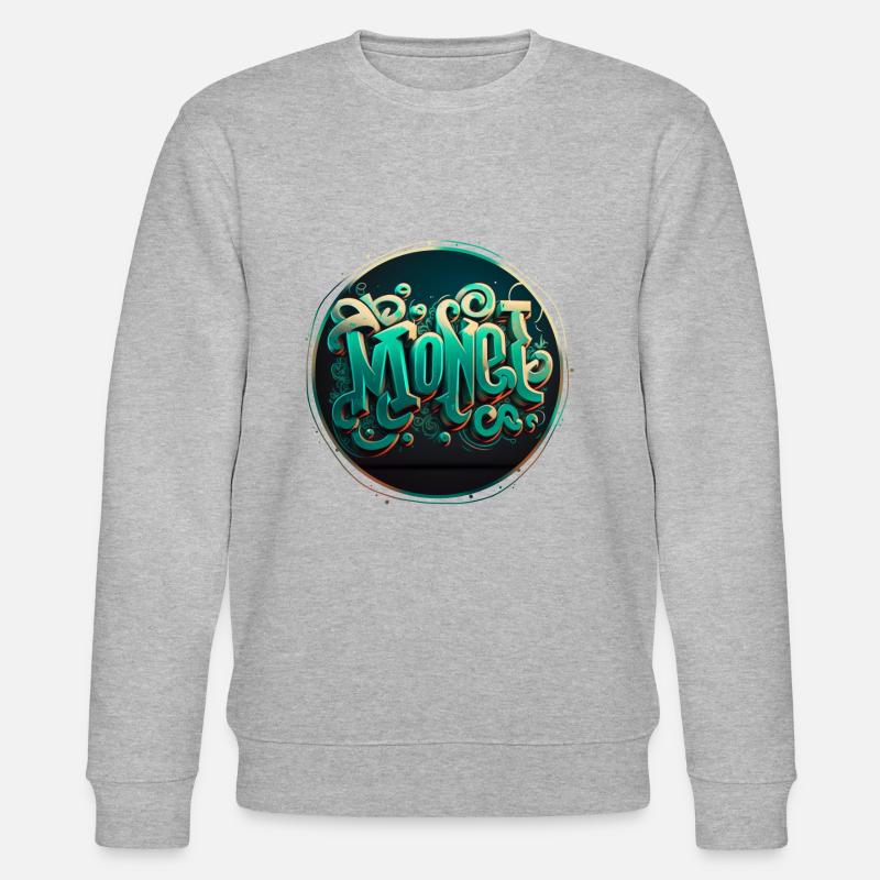 Argent Graffiti Thème 3 - Sweat bio CHANGER Stanley/Stella Unisexe - gris chiné