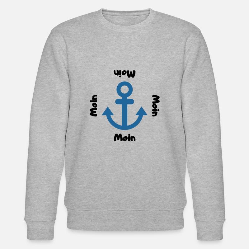 Moin Anker - Stanley/Stella Unisex Bio-Sweatshirt CHANGER  - Grau meliert