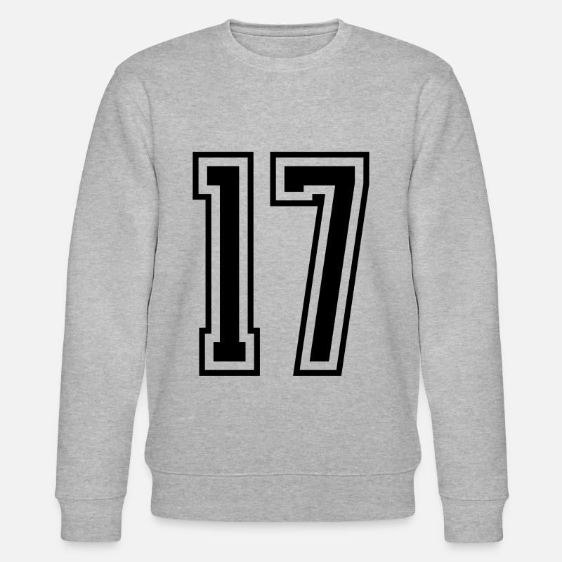 17 Numéro de numéro - Sweat bio CHANGER Stanley/Stella Unisexe - gris chiné