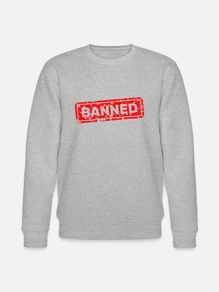 Forbidden, banned, rejected, ostracized - Stanley/Stella CHANGER Unisex Organic Sweatshirt - heather grey