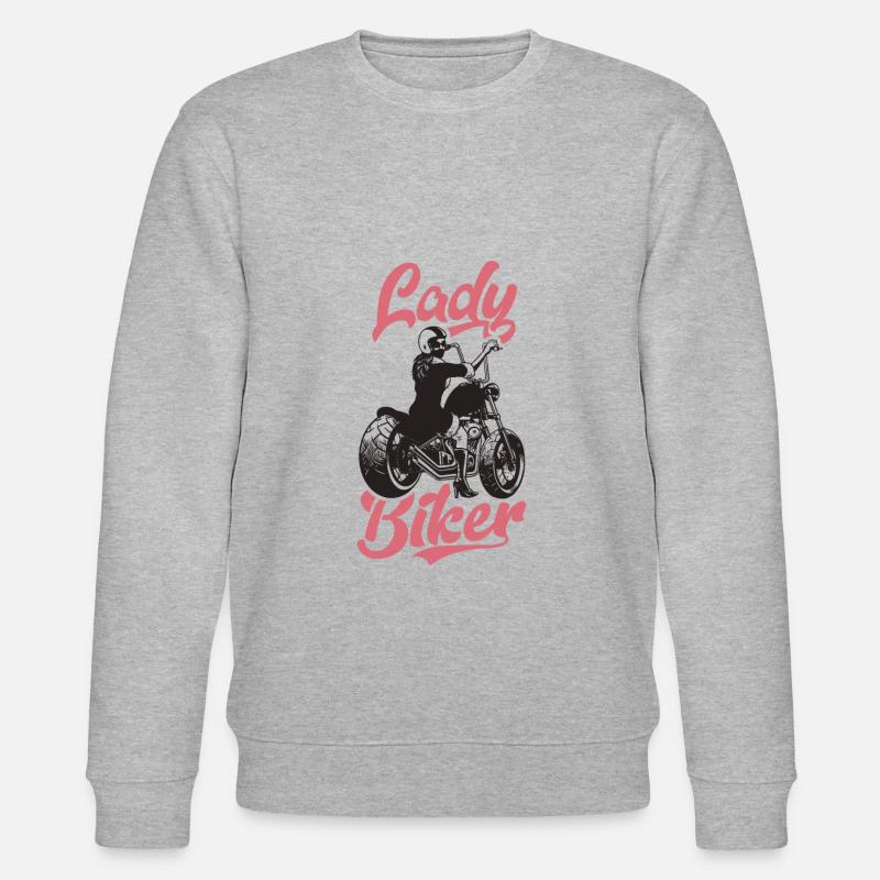 Lady Biker - Stanley/Stella Unisex Bio-Sweatshirt CHANGER  - Grau meliert