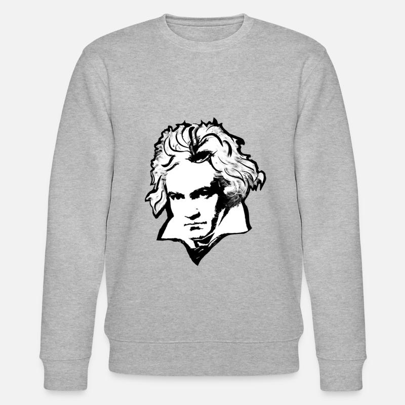 Beethoven - Sweat bio CHANGER Stanley/Stella Unisexe - gris chiné