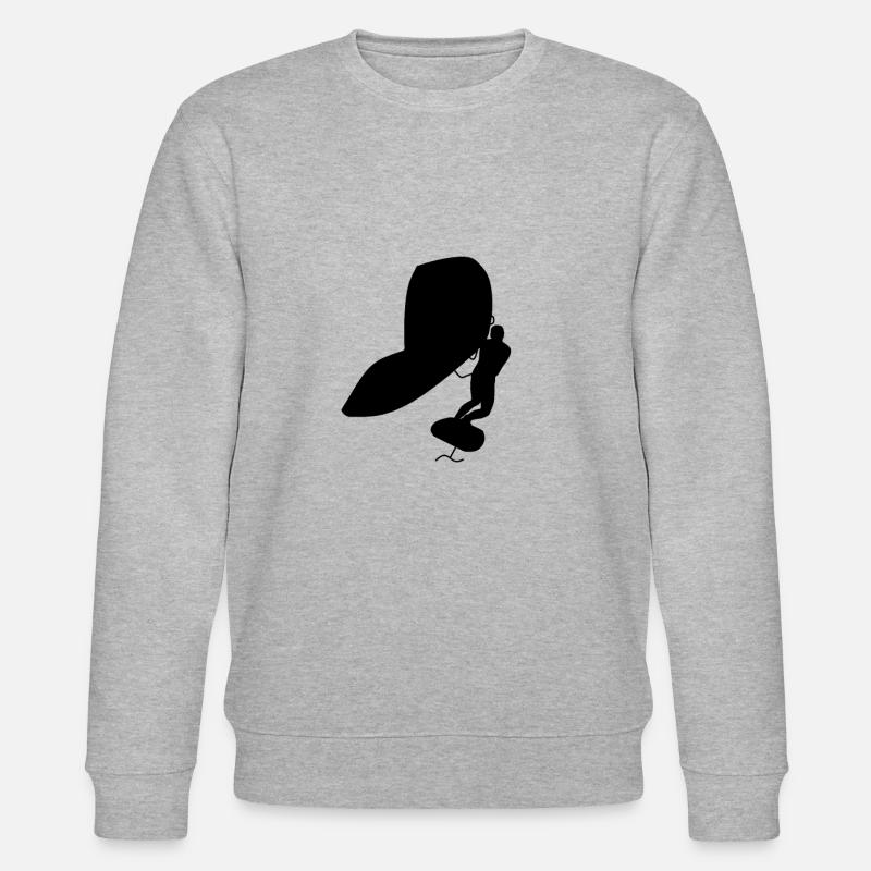 Wingfoiling - Sweat bio CHANGER Stanley/Stella Unisexe - gris chiné