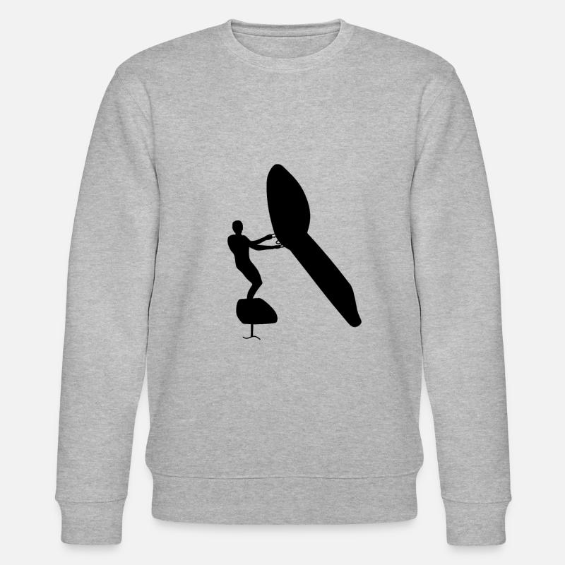 Wingfoil - Sweat bio CHANGER Stanley/Stella Unisexe - gris chiné