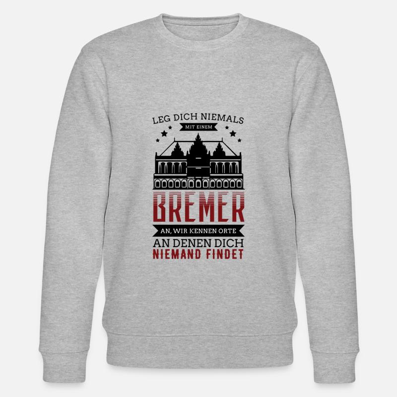 Bremen - Bremer - Stanley/Stella Unisex Bio-Sweatshirt CHANGER  - Grau meliert
