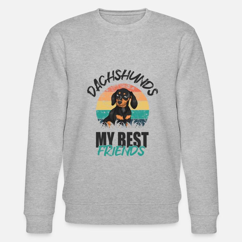 Teckel - Sweat bio CHANGER Stanley/Stella Unisexe - gris chiné