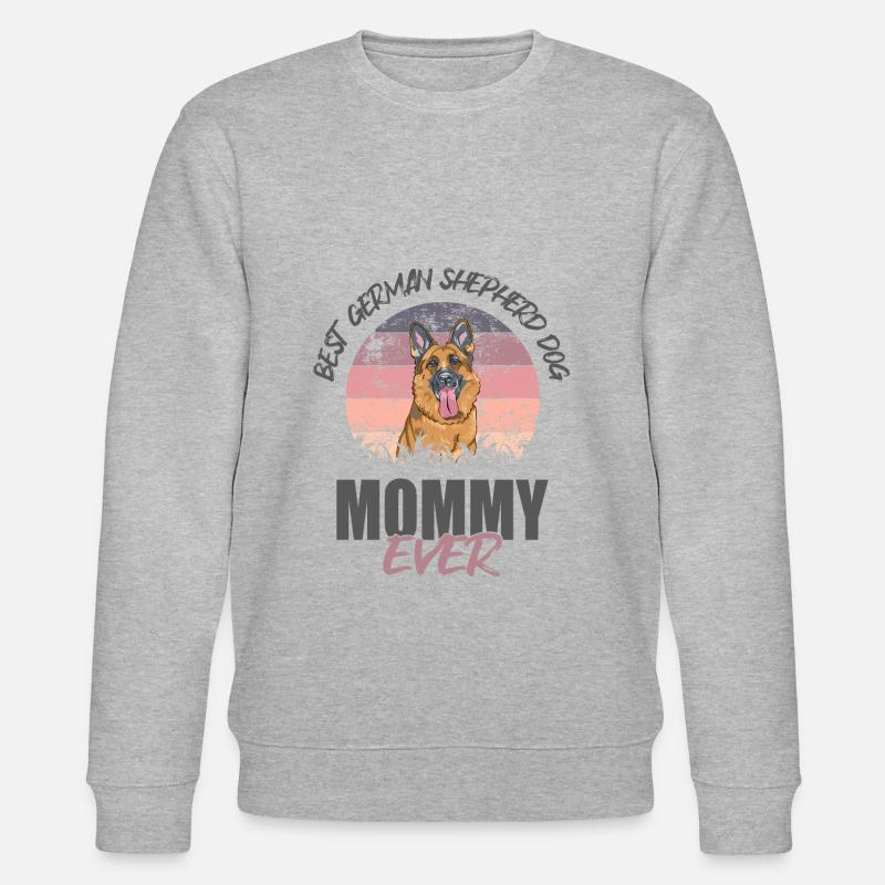Deutscher Schäferhund - Stanley/Stella Unisex Bio-Sweatshirt CHANGER  - Grau meliert