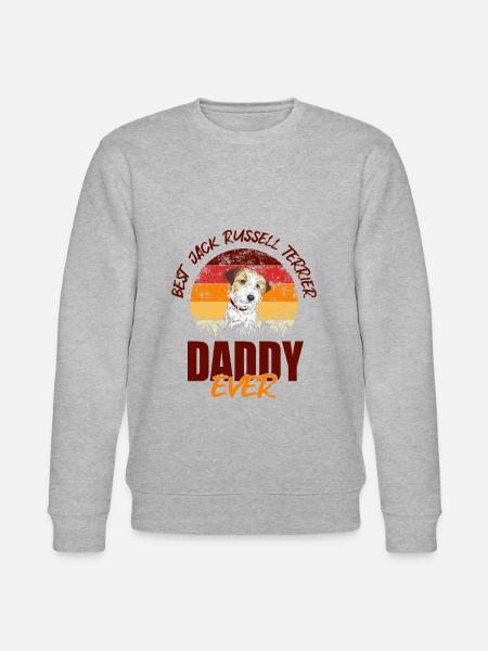 Jack Russell Terrier - Stanley/Stella Unisex Bio-Sweatshirt CHANGER - Grau meliert